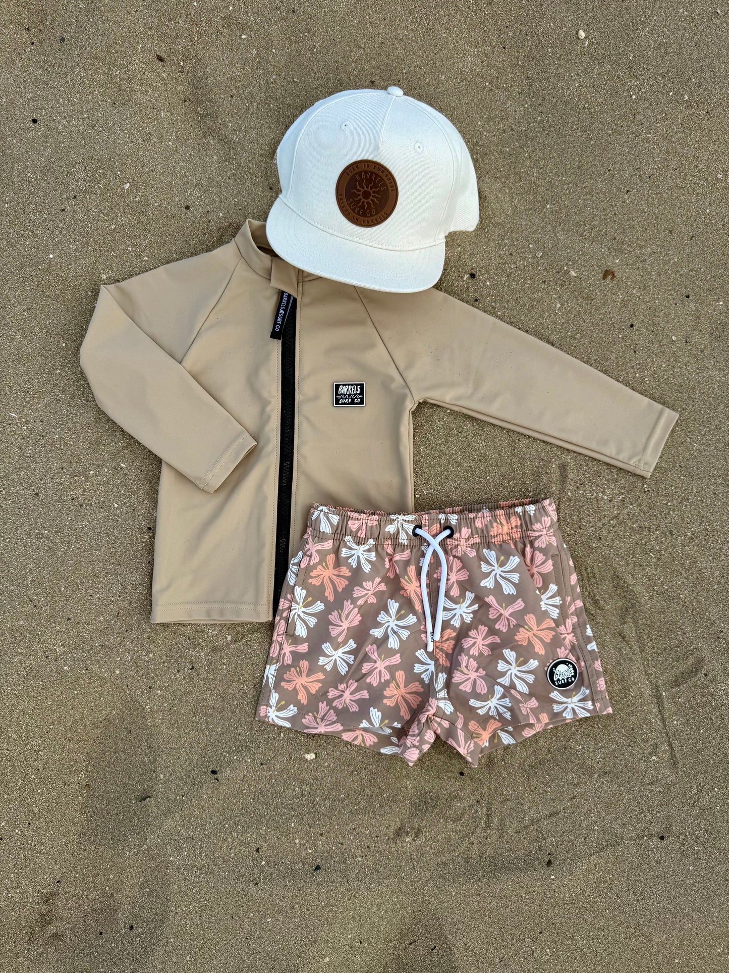 Shorties – Hibiscus Bloom Brown
